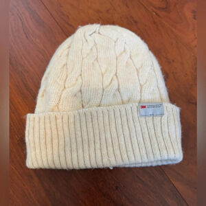 3m Thinsulate cream beanie